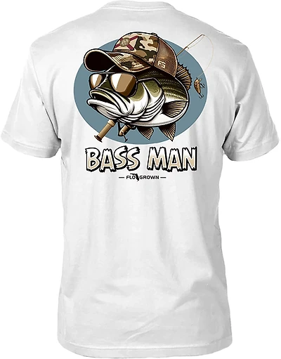 FLOGROWN Men's Bass Man Short Sleeve T-shirt