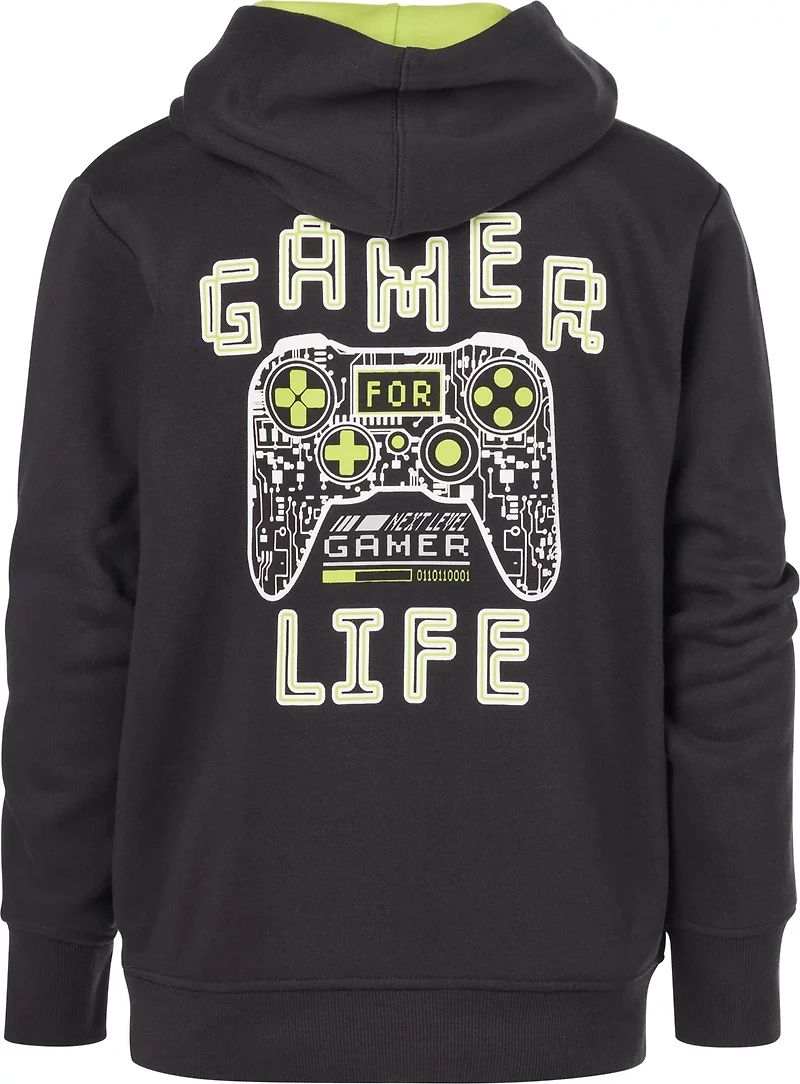 BCG Boys' Lifestyle Fleece Gamer Life Graphic Hoodie