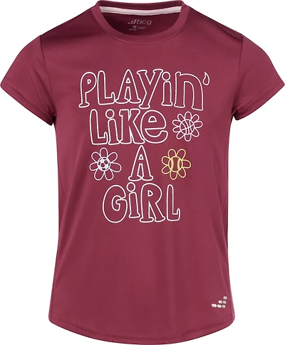 BCG Girls' Turbo Graphic Short Sleeve T-shirt