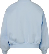 BCG Girls' Cotton Fleece Butterfly Cropped Crew