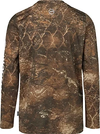 Magellan Outdoors Boys' Mossy Oak Coastal Long Sleeve Crew T-shirt