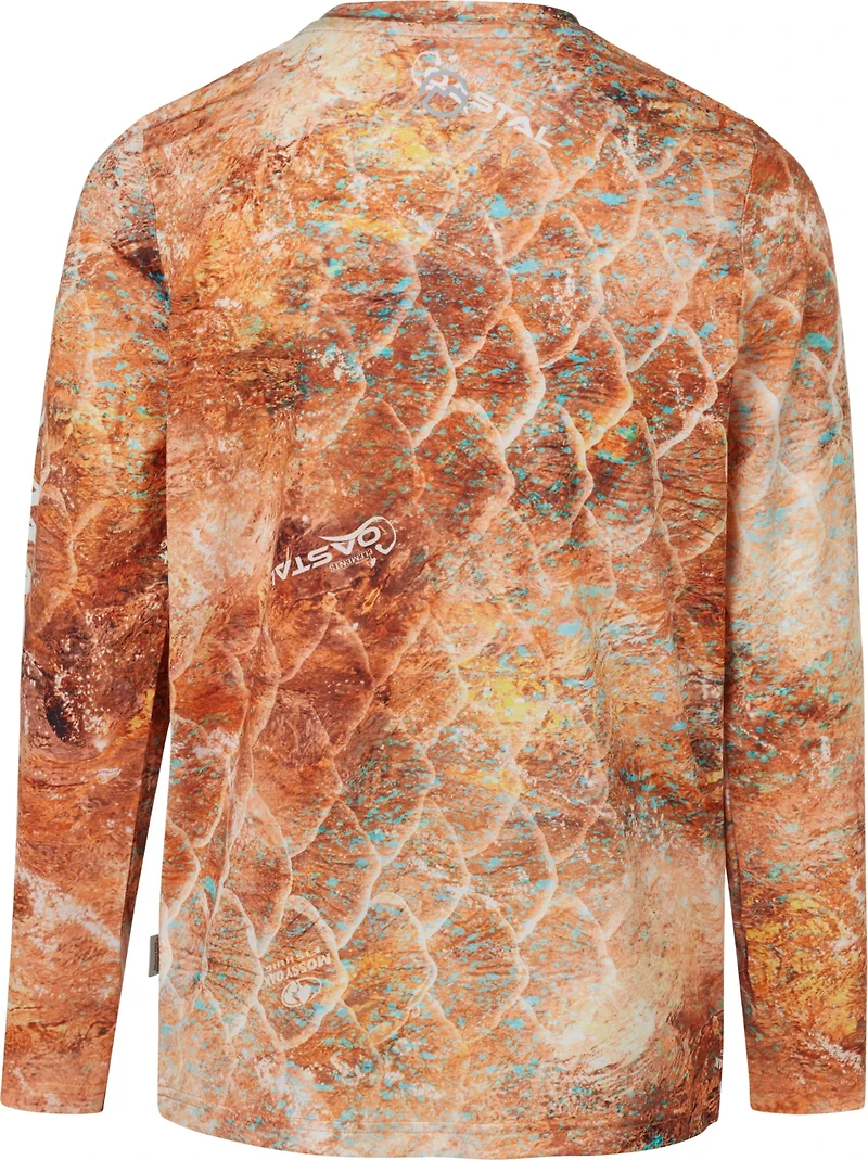 Magellan Outdoors Boys' Mossy Oak Coastal Long Sleeve Crew T-shirt