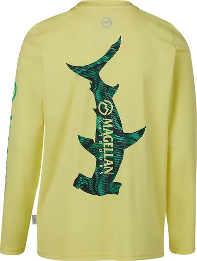 Magellan Outdoors Boys’ Casting Crew Fish Back Long Sleeve T-shirt