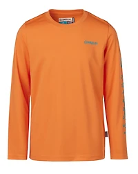 Magellan Outdoors Boys’ Casting Crew Fish Back Long Sleeve T-shirt