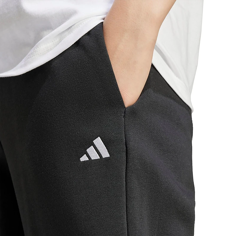 adidas Women's Essentials Small Logo Feel Cozy Open Hem Pants