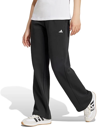 adidas Women's Essentials Small Logo Feel Cozy Open Hem Pants