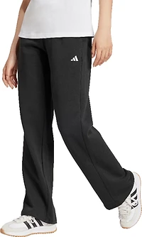 adidas Women's Essentials Small Logo Feel Cozy Open Hem Pants
