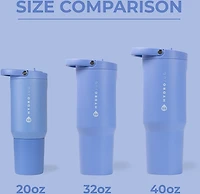 HydroJug Sport 20oz Flip Straw Water Bottle