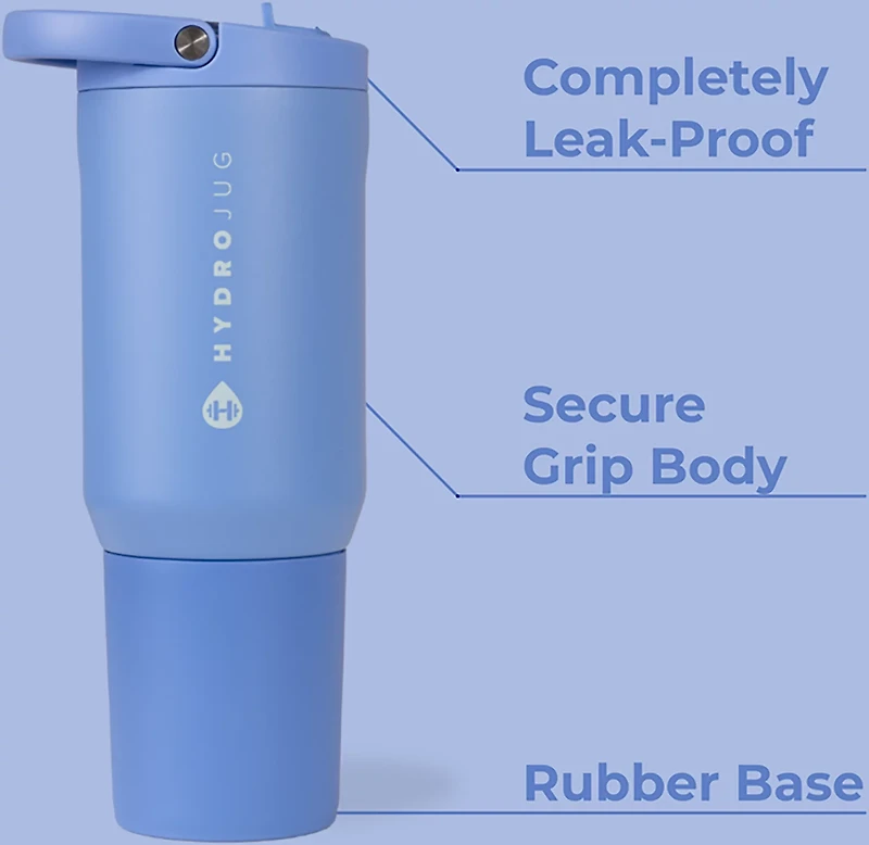 HydroJug Sport 20oz Flip Straw Water Bottle