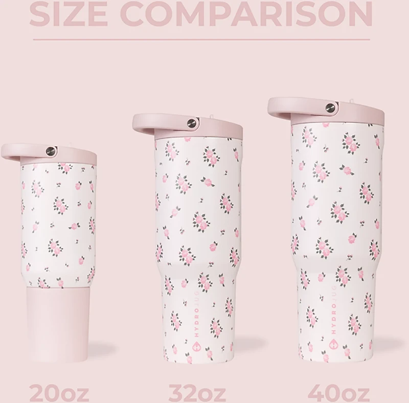 HydroJug Sport 40oz Flip Straw Water Bottle