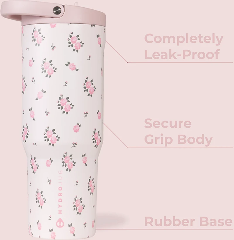 HydroJug Sport 40oz Flip Straw Water Bottle