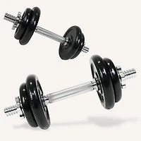 PRCTZ 40lb Quick Select Adjustable Dumbbell Set