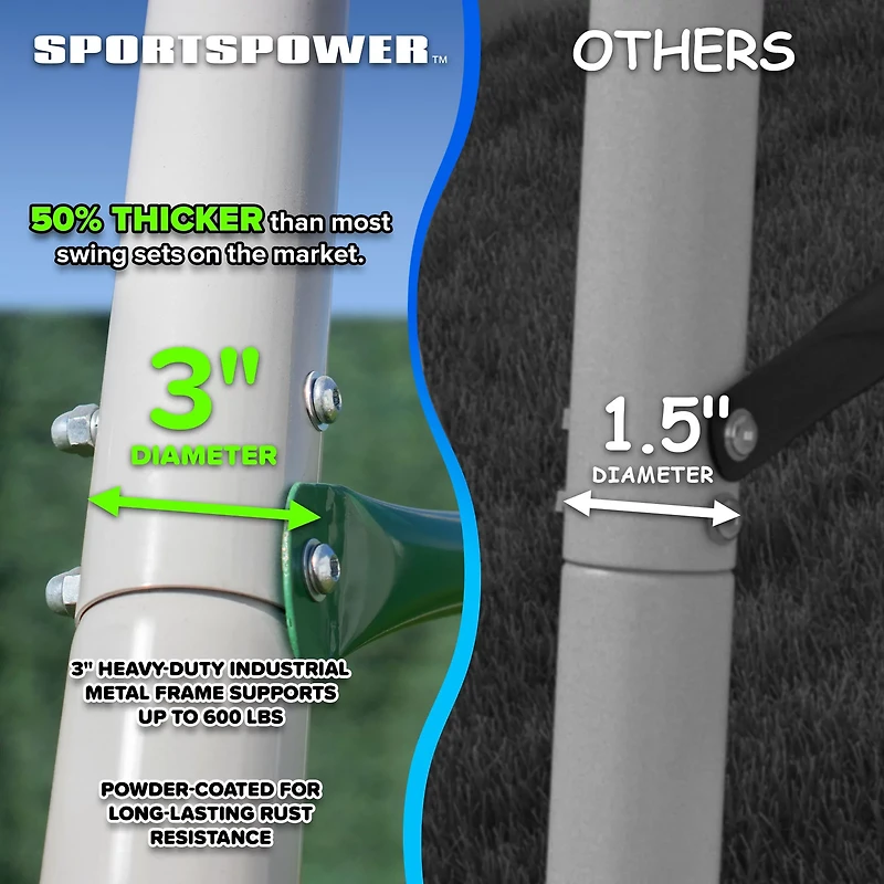 Sportspower Everest 10 ft Metal Swing Set