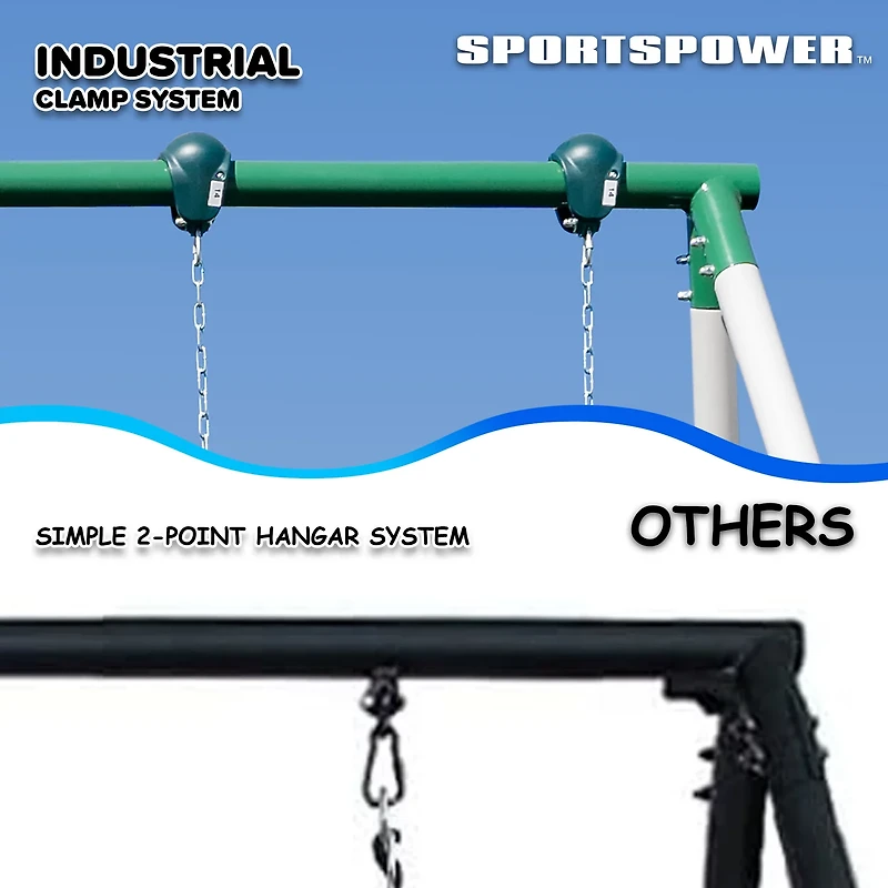 Sportspower Everest 10 ft Metal Swing Set