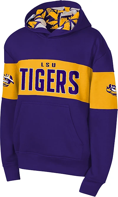 Outerstuff Kids' LSU Tigers Red Zone Hoodie