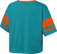 Outerstuff Women's Miami Dolphins The Play Maker Jersey T-shirt