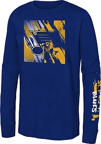 Outerstuff Kids' St. Louis Blues Half and Long Sleeve T-shirt