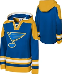 Outerstuff Kids' St. Louis Blues 3rd Pullover Long Sleeve Hoodie