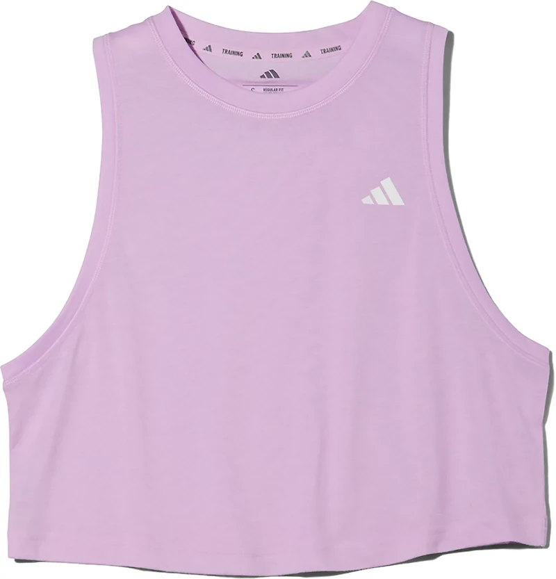 adidas Women's Training Essentials Regular 3-Stripes Tank Top