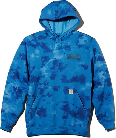 Carhartt Men's Watercolor Camo Graphic Midweight Long Sleeve Hooded Sweatshirt