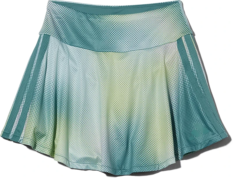 adidas Girls' Detached Waistband Printed 3-Stripe Flounce Skort