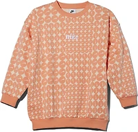 Nike Girls' Sportswear Club Fleece Oversized Crew Neck Sweatshirt