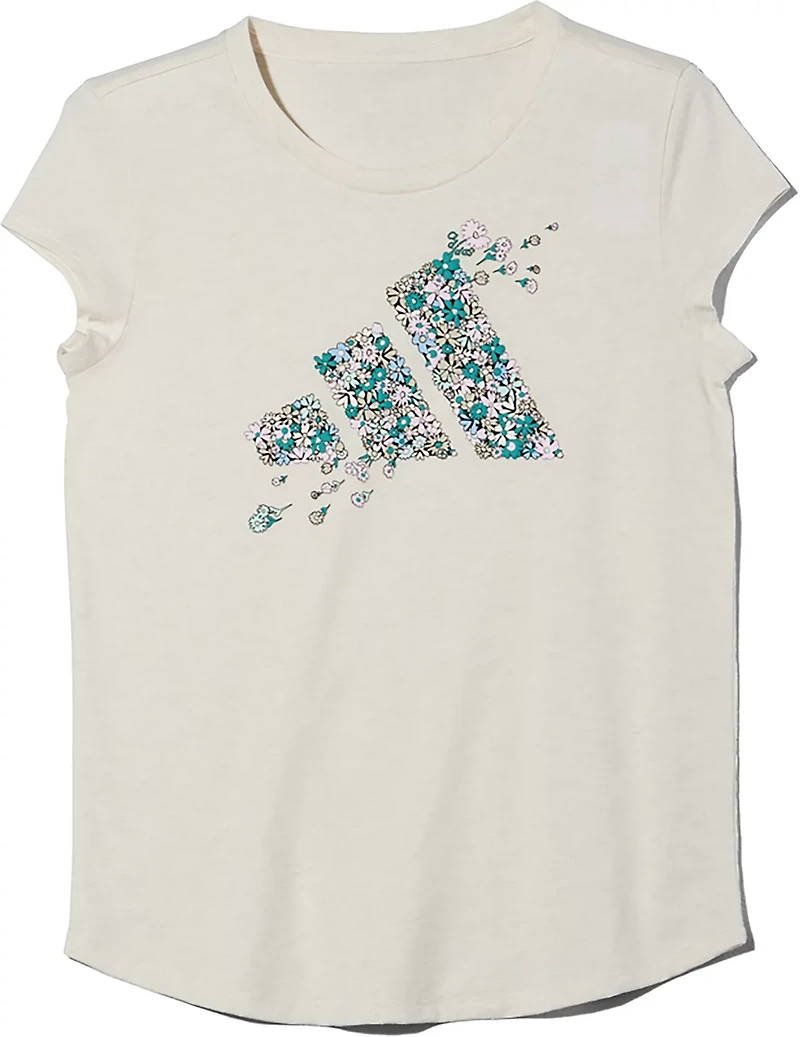 adidas Girls' Essential Heather Short Sleeve T-shirt
