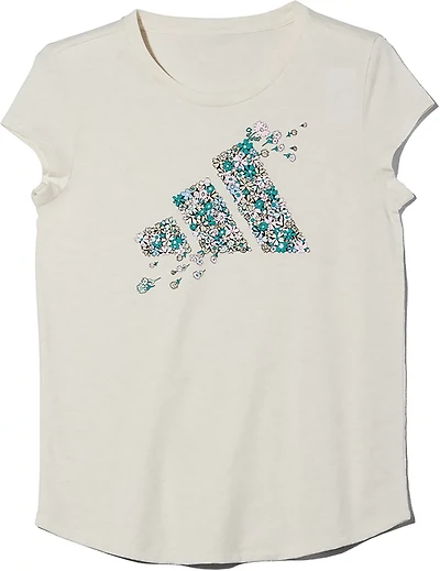adidas Girls' Essential Heather Short Sleeve T-shirt