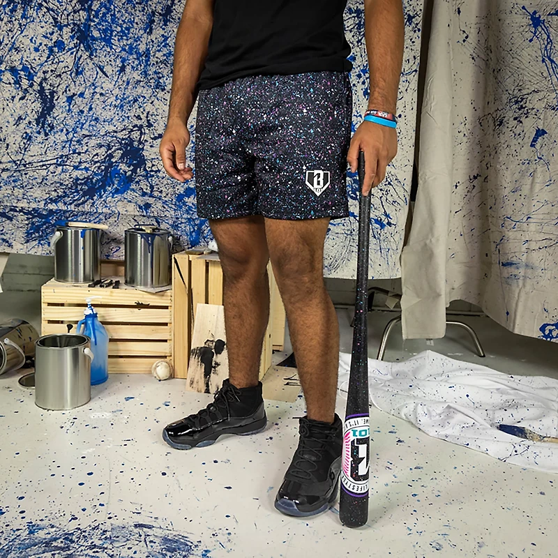 Baseball Lifestyle 101 Youth Splatter Shorts 5
