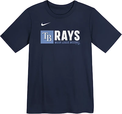 Nike Boys' 4-7 Tampa Bay Rays Short Sleeve T-shirt