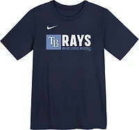 Nike Boys' 4-7 Tampa Bay Rays Short Sleeve T-shirt