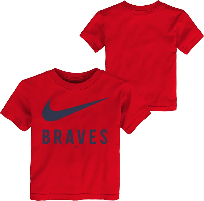 Nike Toddlers' Atlanta Braves Swoosh Short Sleeve T-shirt