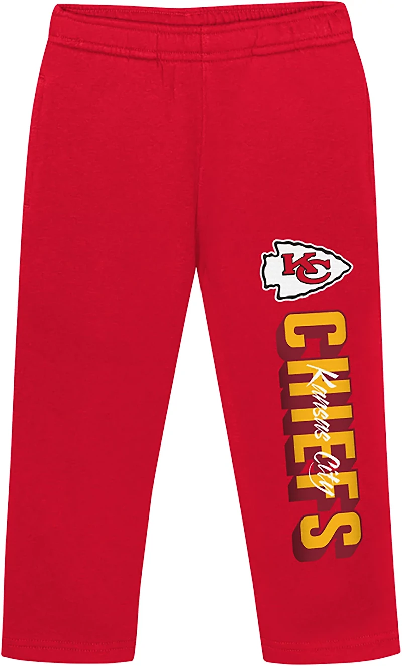 Outerstuff Infants' Kansas City Chiefs Coin Toss 2-Piece Fleece Set