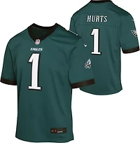 Nike Kids' Philadelphia Eagles Jalen Hurts #1 Game Team Jersey