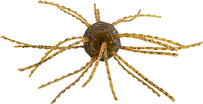 Strike King Salted Black Blue Flake Tumbleweed 4-pack