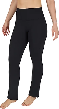 90 Degree by Reflex Women's Felix Lux Ribbed Rachel Micro Flared Pants