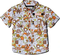 Magellan Outdoors Whataburger Boys' Toddler Laguna Madre Happy Crazy Fun Fishing Shirt