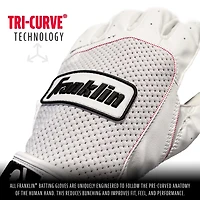 Franklin Adults' Natural II Batting Gloves