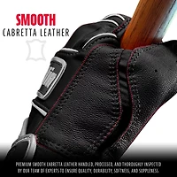 Franklin Adults' Chrome Powerstrap Batting Gloves