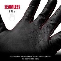 Franklin Adults' Chrome Powerstrap Batting Gloves