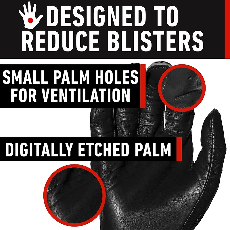 Franklin Men's Powerstrap Chrome Batting Gloves