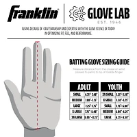 Franklin Adults' Powerstrap Batting Gloves