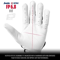 Franklin Women’s CFX Pro USA Fast-Pitch Softball Batting Gloves