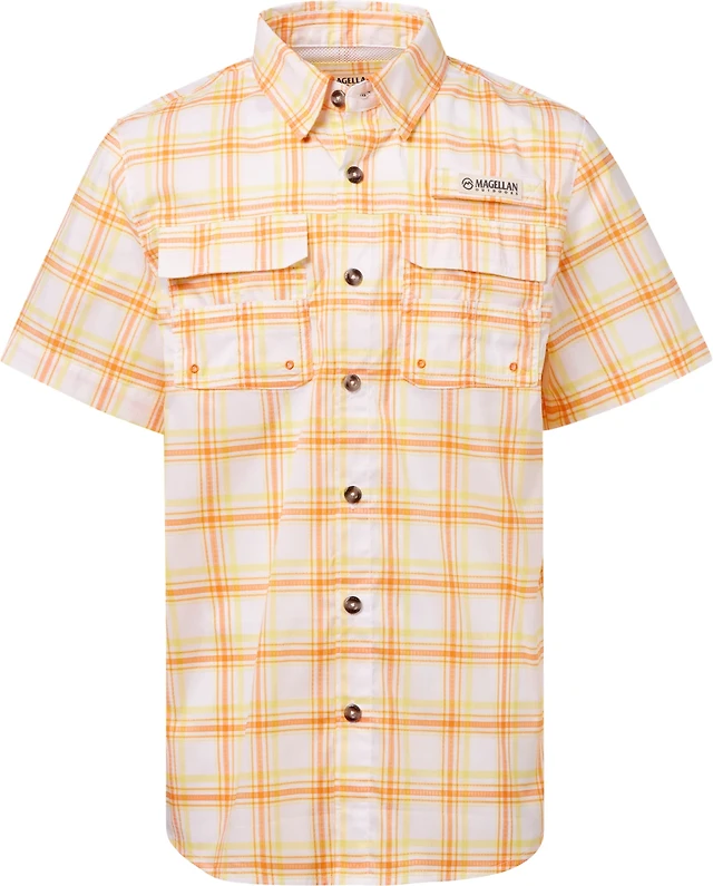 Chemise homme MAGELLAN Outdoor FISH Gear manches courtes boutonnée