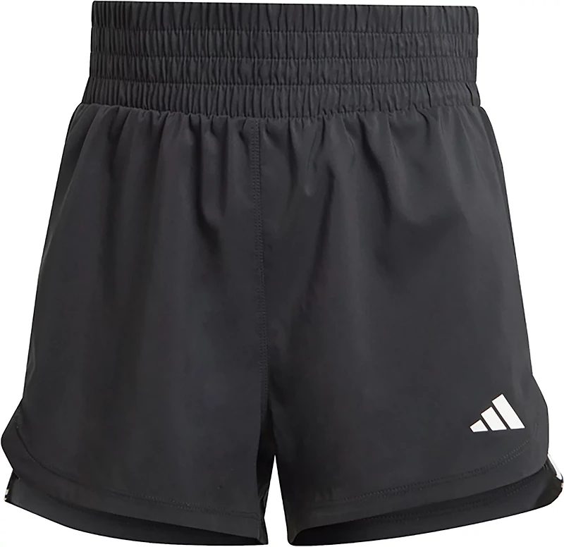 adidas Women's Pacer 3-Stripes Woven High Training Shorts 3