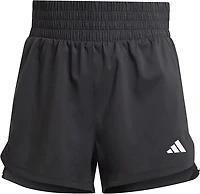 adidas Women's Pacer 3-Stripes Woven High Training Shorts 3