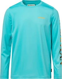 Magellan Outdoors Boys' Casting Crew Print Logo Fishing T-shirt