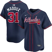 Nike Men's Atlanta Braves Greg Maddux Limited Name and Number Alternate Jersey
