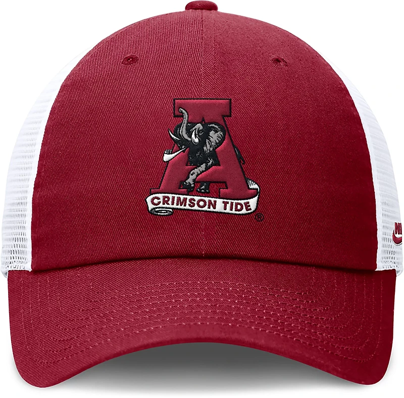 Nike Alabama Legacy Logo Club Cap Unstructured Adjustable Meshback Cap