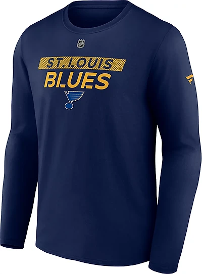 Fanatics Men's Blues AP Primary Long Sleeve T-shirt
